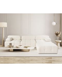 ATELIER DEL SOFA Ugaona garnitura Doblo, krem - 560ARE1235