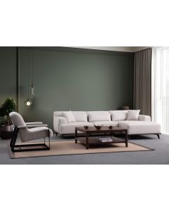 ATELIER DEL SOFA Modularna ugaona garnitura Jaguar  L2-Chl, bela