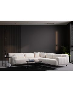 ATELIER DEL SOFA Modularna ugaona garnitura Jaguar  L2-C-2R, bela