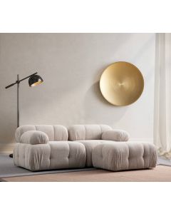 ATELIER DEL SOFA Modularna ugaona garnitura Petite 2, krem