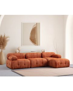 ATELIER DEL SOFA Modularna ugaona garnitura Petite 3, narandžasta