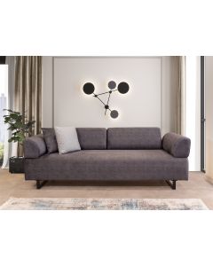 ATELIER DEL SOFA Trosed sa stočićem Infinity, antracit
