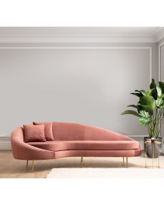 ATELIER DEL SOFA Trosed Eses Left, pink