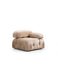 ATELIER DEL SOFA Ugaona fotelja Bubble 1R, krem
