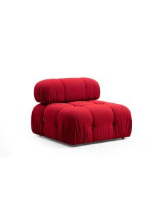 ATELIER DEL SOFA Ugaona fotelja Bubble O1, crvena