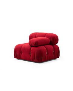 ATELIER DEL SOFA Ugaona fotelja Bubble 1R, crvena