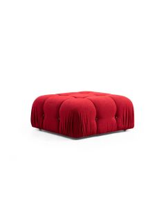 ATELIER DEL SOFA Tabure Bubble Pouffe, crvena
