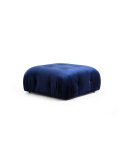 ATELIER DEL SOFA Tabure Bubble Pouffe, tamno plava