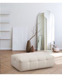 ATELIER DEL SOFA Tabure Cady Ottoman, bež