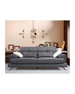 ATELIER DEL SOFA Dvosed Frido, antracit