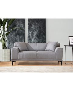 ATELIER DEL SOFA Dvosed Petra 2, svetlosiva - 560ARE1526