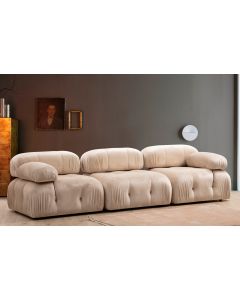 ATELIER DEL SOFA Trosed Bubble L1-O1-1R, krem