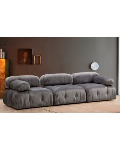 ATELIER DEL SOFA Trosed Bubble L1-O1-1R, siva