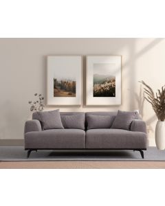 ATELIER DEL SOFA Dvosed Jaguar 2, braon/siva