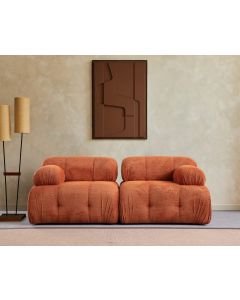 ATELIER DEL SOFA Dvosed Petite 2, narandžasta