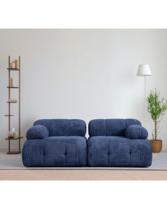 ATELIER DEL SOFA Dvosed Petite 2, tamnoplava