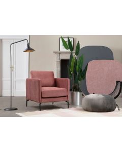 ATELIER DEL SOFA Fotelja Sino, roze