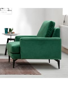 ATELIER DEL SOFA Fotelja Papira Armchair, zelena - 560ARE1709