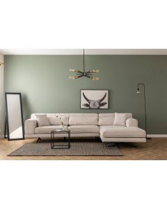 ATELIER DEL SOFA Ugaona garnitura Jivago, desna, bež - 560ARE1715