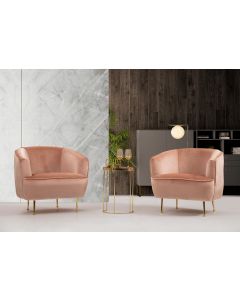 ATELIER DEL SOFA Fotelja Piccoli Bony, roze