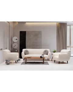 ATELIER DEL SOFA Fotelja Enna, bež