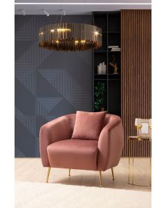 ATELIER DEL SOFA Fotelja Eses, pink - 560ARE1729