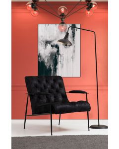 ATELIER DEL SOFA Fotelja Matilda, crna