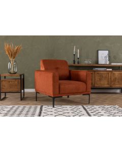 ATELIER DEL SOFA Fotelja Mustang, narandžasta