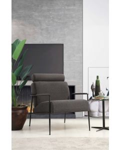 ATELIER DEL SOFA Fotelja Toscana, siva - 560ARE1735