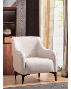 ATELIER DEL SOFA Fotelja Belissimo, svetlo bež - 560ARE1744