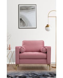 ATELIER DEL SOFA Fotelja Rome, roze