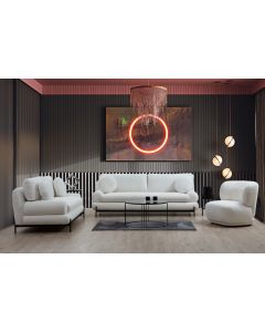 ATELIER DEL SOFA Fotelja Livorno, bela - 560ARE1747