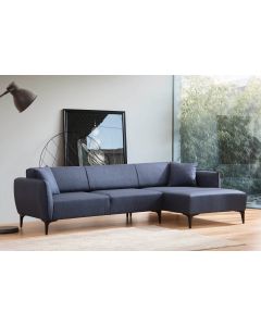 ATELIER DEL SOFA Ugaona garnitura Belissimo, desna, plava