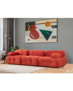 ATELIER DEL SOFA Trosed Doblo L1-O1-1R, crvena