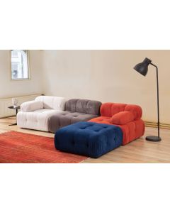 ATELIER DEL SOFA Ugaona garnitura Doblo Pouffe