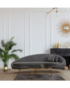 ATELIER DEL SOFA Trosed Eses, tamno siva