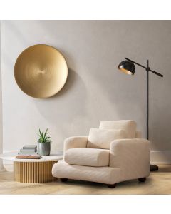 ATELIER DEL SOFA Fotelja River, bež