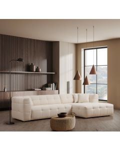 ATELIER DEL SOFA Ugaona garnitura Cady, desna, bež