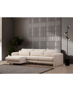 ATELIER DEL SOFA Ugaona garnitura Lily, leva, krem