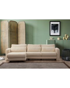 ATELIER DEL SOFA Ugaona garnitura Lily, leva, bež