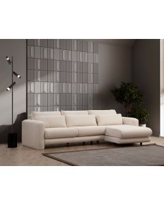 ATELIER DEL SOFA Ugaona garnitura Lily, desna, krem