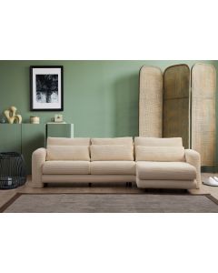 ATELIER DEL SOFA Ugaona garnitura Lily, desna, bež