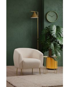 ATELIER DEL SOFA Fotelja Eses Wing, krem