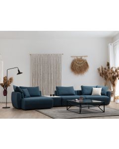 ATELIER DEL SOFA Ugaona garnitura sa stočićem Maya 1, plava