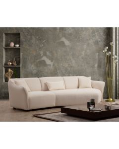 ATELIER DEL SOFA Modularni trosed Mentıs 6, krem