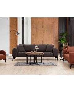 ATELIER DEL SOFA Trosed Kenzo, tamno siva