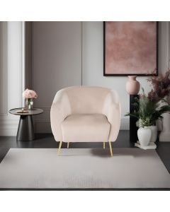 ATELIER DEL SOFA Fotelja Eses Wing, bež