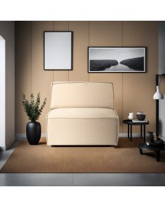 ATELIER DEL SOFA Fotelja Puzzle module O1, krem