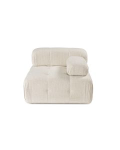 ATELIER DEL SOFA Ugaona fotelja Doblo 1R, krem