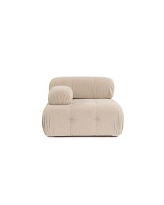 ATELIER DEL SOFA Ugaona fotelja Doblo L1, breskva